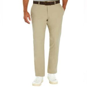 NWT Banana Republic flat front performance pant in tan - 34 x 30